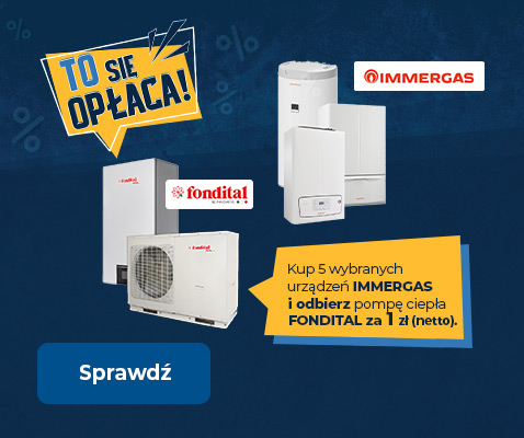 To się opłaca! “Immergas &amp; Fondital” 