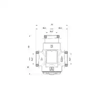 Zawór temperaturowy ATV 336, DN25, Rp1 1/4&quot;, 60°C, Kvs 9 m3/h AFRISO 1633610