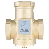 Zawór temperaturowy ATV 555, DN32, Rp1 1/4&quot;, 55°C, Kvs 9 m3/h AFRISO 1655510