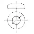 Rozetka maskująca do rur PE/PEX 16 X 5 szt HYDROLAND R020