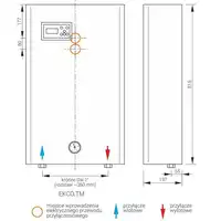 Eleketryczny kocioł centralnego ogrzewania EKCO TM 42 KOSPEL EKCO.TM-42.PL