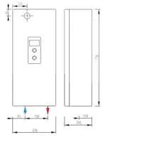 Elektryczny kocioł centralnego ogrzewania EKCO LN3 12/16/20/24 kW / 400V 3N~ KOSPEL EKCO.LN3-12/16/20/24.PL