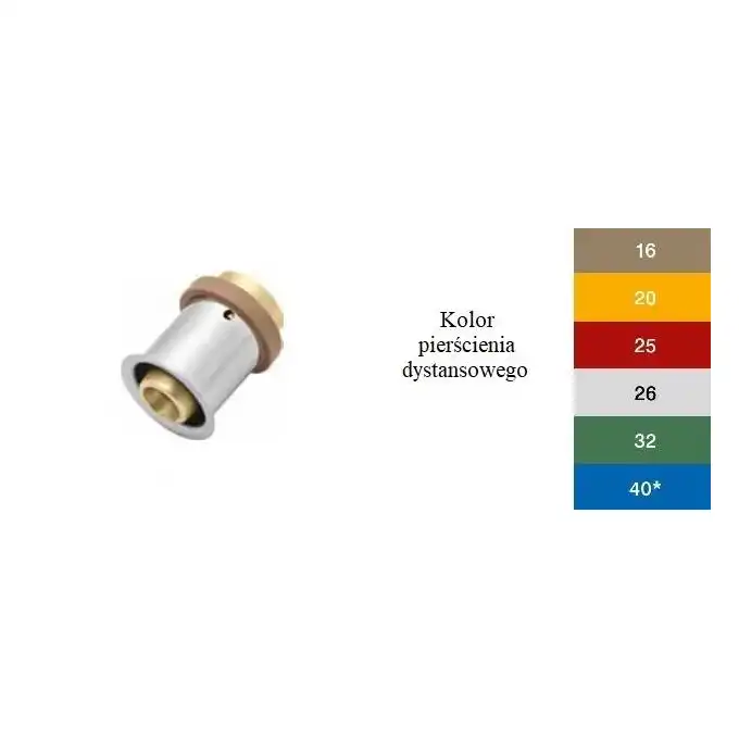 Zaślepka mosiężna Press - 25 KAN-therm 1009250003