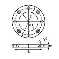 Kołnierz stalowy PN16 - 90 DN80 KAN-therm 1209091006