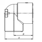 Kolano 90° z wieszakiem PP-R GW - 25 Rp1/2&quot; KAN-therm 1209069008