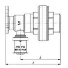 Kolano ścienne mosiężne z uszami do suchej zabudowy GZ/GW Press - 16 Rp1/2&quot; L = 78 mm KAN-therm 1009285029