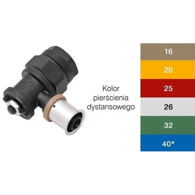 Kolano ścienne PPSU GW Press - 20 Rp1/2&quot; L = 40 mm KAN-therm 1009285013