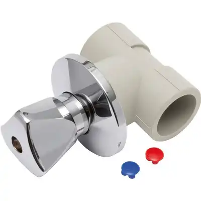 Zawór grzybkowy podtynkowy z pokrętłem PP-R - 25 KAN-therm 1209280007