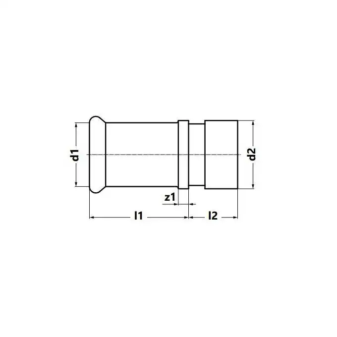 Łącznik Steel Sprinkler/Groove - 35/42.4 KAN-therm 1511042002