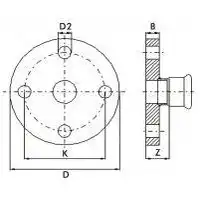 Kołnierz PN16 Steel - 54 DN50 KAN-therm 1509091002