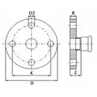 Kołnierz PN16 Inox - 88.9 DN80 KAN-therm 1609091003