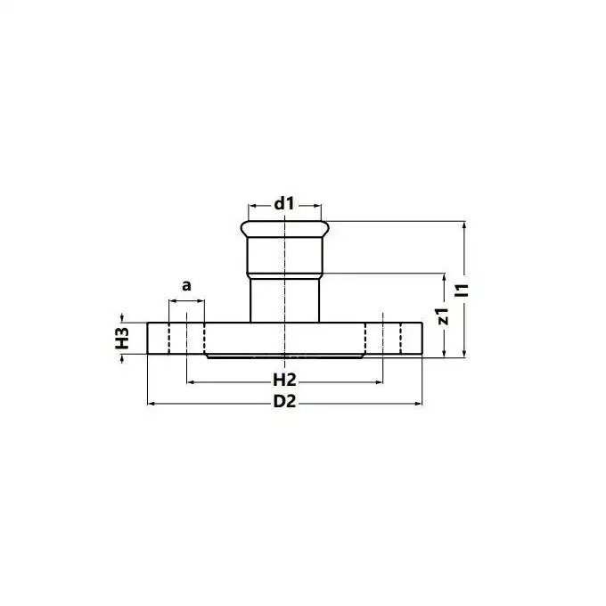 Kołnierz PN16 Inox Sprinkler - 42 DN40 KAN-therm 1611091006