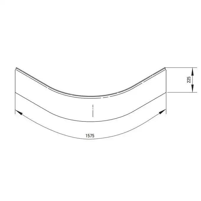 Osłona brodzika PLUS II, 90 cm DEANTE KTU_031O