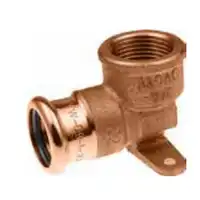 Kolano ścienne z uszami GW Copper - 22 Rp1/2&quot; L = 45 mm KAN-therm 2265286003