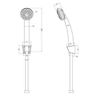 Zestaw natryskowy NEO CLASSIC 1-punktowy DEANTE NEC_041K