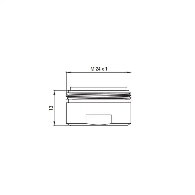 Aerator STANDARD do baterii wannowych i zlewozmywakowych,  gwint zew. M24 DEANTE XDC00PCZ3