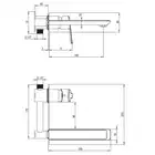 Bateria ARNIKA chrom umywalkowa podtynkowa DEANTE BQA_054L