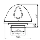 UVO H 1.4 EC Wentylator dachowy FLOWAIR 53504