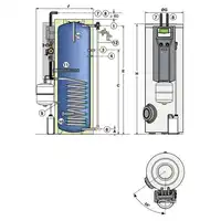 Inisol BESL 300 Podgrzewacz c.w.u. DE DIETRICH 100019141