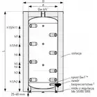 Zbiornik buforowy SG(B) 2000 l, stojący, izolacja Neodul, skay GALMET 80-200600