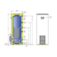 BPB 150 Podgrzewacz c.w.u. DE DIETRICH 100018093