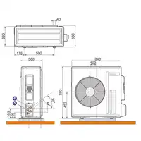 HPI S 4,5 MR-2 (MIT-S/E) Pompa ciepła powietrze/woda (1-faz.) DE DIETRICH 7670768