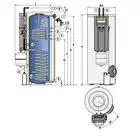 Inisol Uno SLIM 3K-7,5/BSL400 Zestaw solarny ze wsparciem hydr. na dach pochyły pokrycie ceramiczne DE DIETRICH 72C403SPC