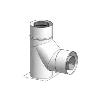 SPS Kolano koncentryczne z podparciem 90° ø125/200 DE DIETRICH 48889240