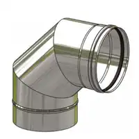 SP Kolano spalinowe 90° ø150 DE DIETRICH 48888513