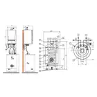 Pakiet: Gazowy kocioł kondensacyjny Evodens AMC 25/SRK100 + Regulator SMART TC DE DIETRICH 7689096100KTC