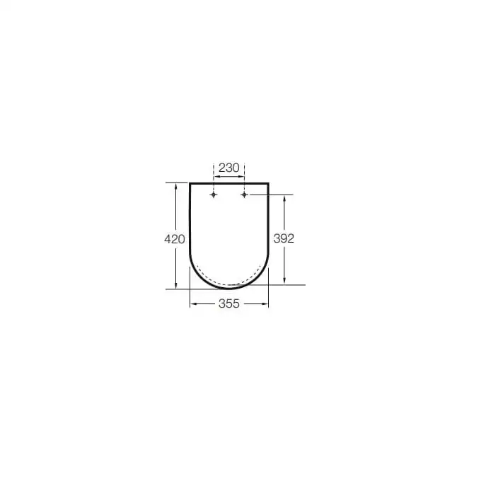 DAMA-N COMPACTO Deska wc wolnoopadająca Supralit ROCA A80178C004