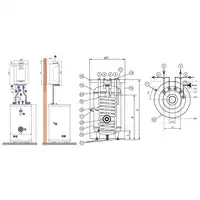 Pakiet: Gazowy kocioł kondensacyjny MCR3 evo 24T/SRK150 + Regulator SMART TC + Rekuperator Recovens V400 DE DIETRICH 7716670150KTCRU