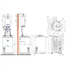 Pakiet: Gazowy kocioł kondensacyjny MCR3 evo 24T/SR100 + Termostat pokojowy iSense DE DIETRICH 7716670100IS