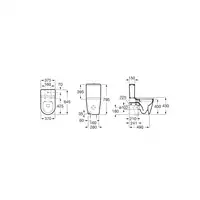 INSPIRA ROUND WC do kompaktu DUAL RIMLESS BTW 645 ROCA A342526000