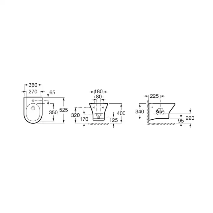 NEXO Bidet podwieszany ROCA A357645000