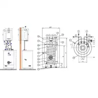 Pakiet: Gazowy kocioł kondensacyjny MCR3 evo 35T/SRK150 + Regulator SMART TC DE DIETRICH 7716671150KTC