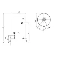 Baxi PremierPlus BPP 500 Podgrzewacz c.w.u. ze stali nierdzewnej DE DIETRICH 94805096
