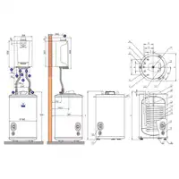 Pakiet: Gazowy kocioł kondensacyjny MCR3 evo 35T/SR150 + Termostat pokojowy iSENSE DE DIETRICH 7716671150IS