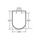 DAMA-N COMPACTO Deska wc wolnoopadająca Supralit ROCA A80178C004