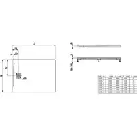 Brodzik Laufen Pro, Marbond, prostokątny 1200 x 1000 mm grafitowy LAUFEN H2119530780001