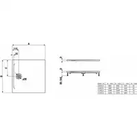 Brodzik Laufen Pro, Marbond, kwadratowy 800 x 800 mm, biały LAUFEN H2109500000001