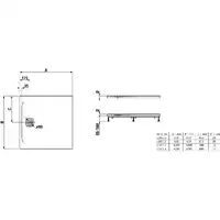 Brodzik Laufen Pro, Marbond, kwadratowy 1000 x 1000 mm, jasny szary LAUFEN H2119520770001