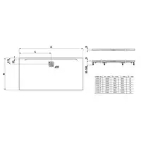 Brodzik Laufen Pro, Marbond, prostokątny 1800 x 1000 mm biały LAUFEN H2119560000001