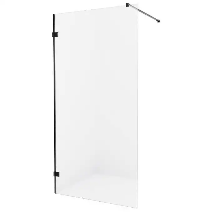 Kabina prysznicowa AVEXA BLACK 140x200 walk-in szkło czyste 6mm Active Shield NEW TRENDY EXK-1967