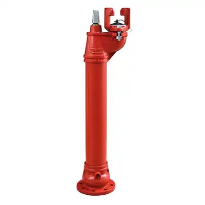 Hydrant przeciwpożarowy podziemny HP DN80 L 1250 PN 10 szary, malowany proszkowo NORSON 1-132 801 250 10