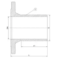 Króciec FW FI 100  (EPOXYD/SFERO) NORSON 1-211 100 110 11