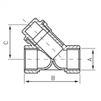 Filtr osadnikowy do c.o. 5/4&quot; FERRO F04