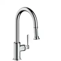 AXOR Montreux Jednouchwytowa bateria kuchenna 180 z wyciąganą wylewką HANSGROHE 16581000