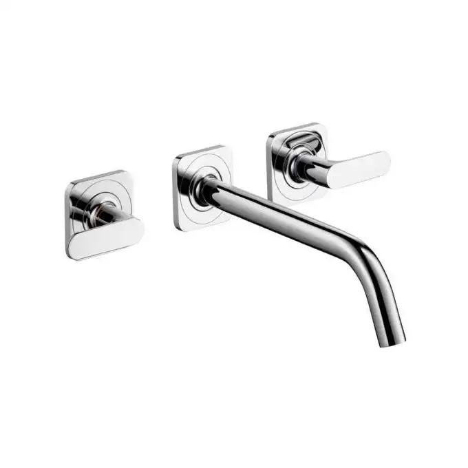 AXOR Citterio M 3-otworowa bateria umywalkowa montaż ścienny podtynkowy z wylewką 226mm HANSGROHE 34315000