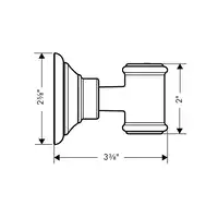 AXOR Montreux Uchwyt prysznicowy HANSGROHE 16325000